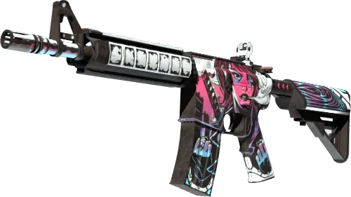 Скин M4A4 Neo-Noir в качестве цели upgrader